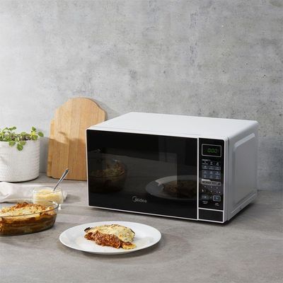 Micro-ondas 20l Branco Porta Preta Minuto Fácil Midea Mras21 - 127v
