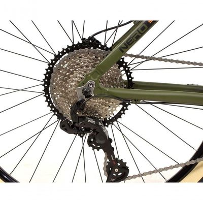 Bicicleta Aro 29 Absolute Nero 5 12v Hollowtech Freio Hidráulico K7 Garfo Trava No Guidão Oliva 21