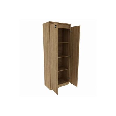 Armário Multiuso P/ área Serviço Am-3110 C/ 2 Portas C/ Chave Amêndoa - Tecno Mobili