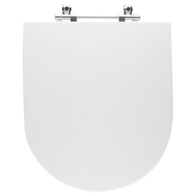 Assento Sanitário Poliéster Antibacteriano Link Lk Branco Para Vaso Deca