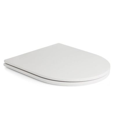 Assento Sanitário Poliéster Antibacteriano Link Lk Branco Para Vaso Deca