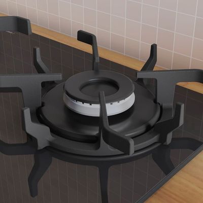 Fogão Cooktop Itatiaia Itamaster 4 Bocas Tripla Chamas Preto / Bivolt