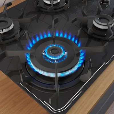 Fogão Cooktop Itatiaia Itamaster 4 Bocas Tripla Chamas Preto / Bivolt