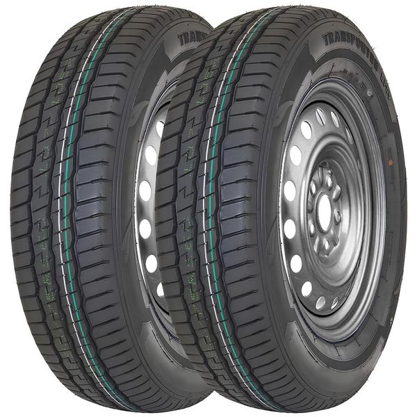 KIT 2 Pneus Tracmax Transporter RF09 225/70 R15C