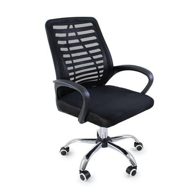 Cadeira De Escritório Esteirinha Mesh Ergonômica Giratória Preto 1