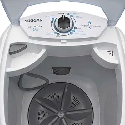 Lavadora De Roupas Suggar Lavamax LX10 10kg Automática Branco 110V