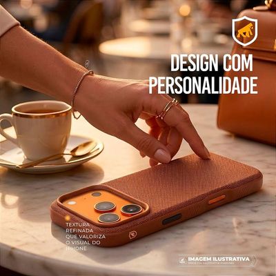Capa para iPhone 17 Pro Max - Woov - Marrom - Gshield