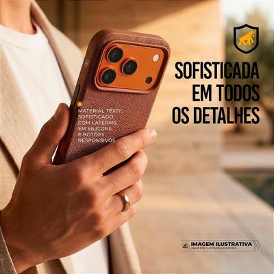 Capa para iPhone 17 Pro Max - Woov - Marrom - Gshield