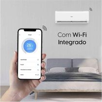 Ar Condicionado Split Hi Wall Eco Ii Inverter Connect Elgin 9.000 Btus Frio 220V R-32