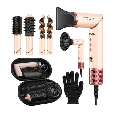 Secador Mondial SM-01-BLDC-CP 1500W Motor BLDC Tecnologia Cerâmica Rosa Rosa / 110
