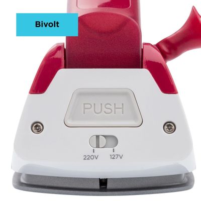Ferro de Viagem Black+Decker FXVG1-BR a Vapor e a Seco Vermelho Bivolt