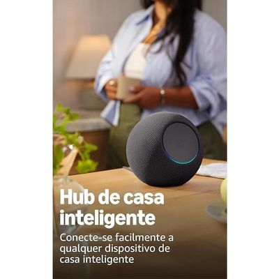 Echo Studio 2ª Geração Amazon Alexa Smart Speaker Dolby Atmos Grafite