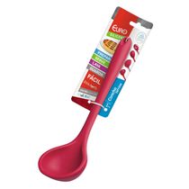 Concha Terrina Euro Home Silicone Vermelha Cabo Metal