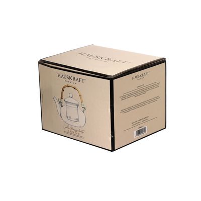 Chaleira com Infusor Hauskraft em Vidro Arrow