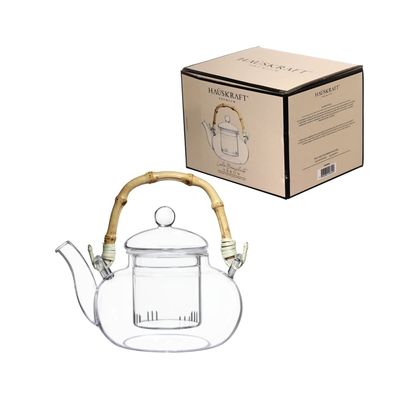 Chaleira com Infusor Hauskraft em Vidro Arrow