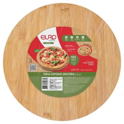 Tábua com Base Giratória Euro Home Redonda 35cm