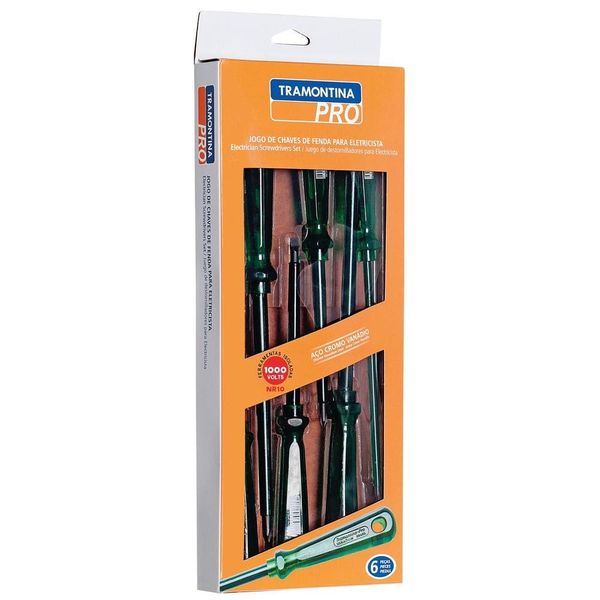 Jogo Eletricista Tramontina Pro EasyGrip – 6 Peças