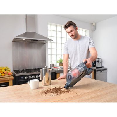 Aspirador de Pó Vertical e Portátil Sem Fio Black+Decker BHFEA18D1-BR 20V Preto e Cinza Bivolt
