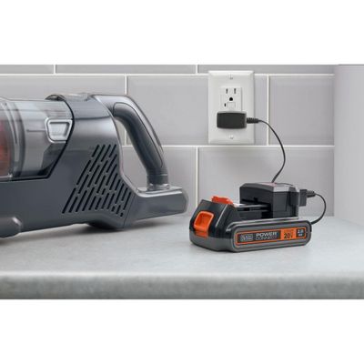 Aspirador de Pó Vertical e Portátil Sem Fio Black+Decker BHFEA18D1-BR 20V Preto e Cinza Bivolt