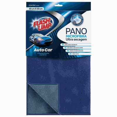 Pano Flash Limp Auto Microfibra Ultra Secagem