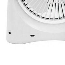 Mini Ventilador Portátil Usb Recarregável De Mesa 3 Velocidades Preto