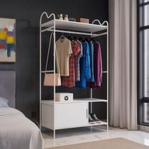 Closet Oasis 3 Prateleiras Aço 90CM Branco para Quarto Hotel