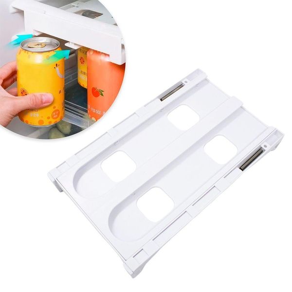 Porta Latas Organizador De Geladeira Prateleira Pendurar - Praticidade E Organização