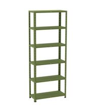 Estante De Estrutura Metálica Com 6 Prateleiras 175cm(a)92acm(l)30cm(p) Sem Reforço Verde Miró