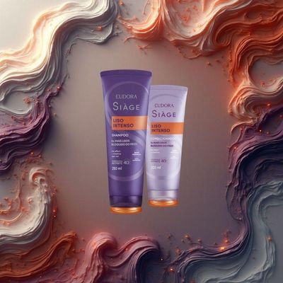 Combo Siàge Liso Intenso Shampoo 250 Ml E Condicionador 200 Ml
