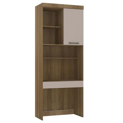 Escrivaninha Bancada Estudo Modulada 90cm Delphi Avelã/cinnamon L01 - Mpozenato