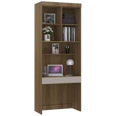 Escrivaninha Bancada Estudo Modulada 90cm Delphi Avelã/cinnamon L01 - Mpozenato