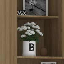 Escrivaninha Bancada Estudo Modulada 90cm Delphi Avelã/grey L01 - Mpozenato
