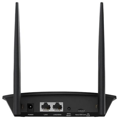 Roteador Tp-link Tl-mr100 3g - 4g - 2 Antenas - Preto