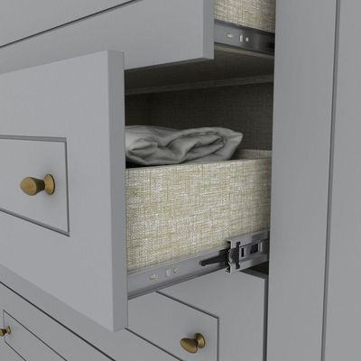 Cômoda 1 Porta 4 Gavetas Amy Casa 812 Cinza