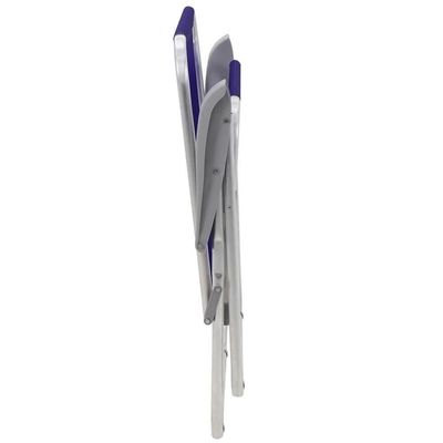 Cadeira De Praia Tramontina Creta Master Em Alumínio Com Assento Roxo 92900203