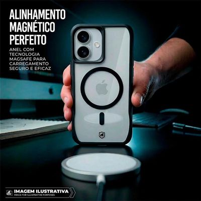 Capa para iPhone 17 - Octacore Magsafe - Preta - Gshield