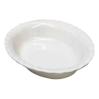Travessa Oval Funda Melamina Branca Bestfer 26cm