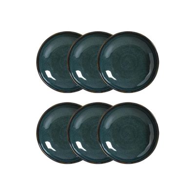 Conjunto de Pratos Fundos Porto Brasil Bio Oceano Azul