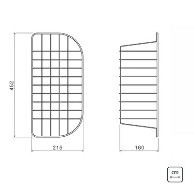 Cesta Aramada Tramontina para Cubas Morgana Maxi Inox