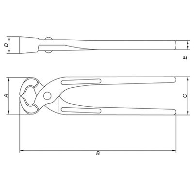 Torques Carpinteiro Tramontina 6” - Preto
