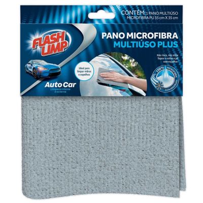 Pano Flash Limp Microfibra Automotivo Plus