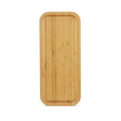 Bandeja Retangular Rasa Euro Home BAM2888 34x14cm Bambu Natural