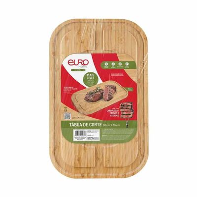 Tábua de Corte Euro Home Retangular 50x30cm
