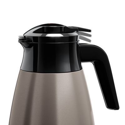 Bule Thermo Touch Euro Home 1,3L Cinza Inox