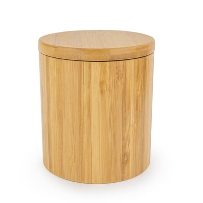 Saleiro Porta Condimentos Euro Home Bambu com Tampa Imantada