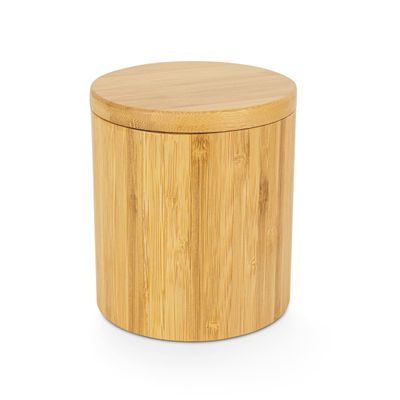 Saleiro Porta Condimentos Euro Home Bambu com Tampa Imantada
