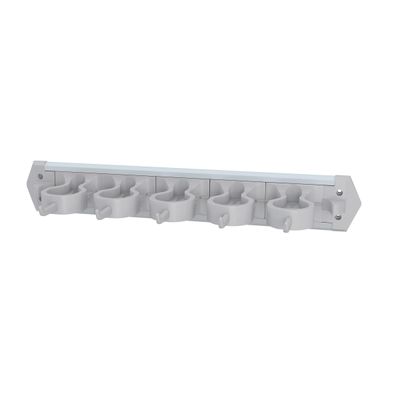 Suporte Mop e Vassoura Flash Limp Cinza