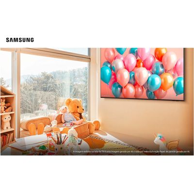 Smart TV 98 4K UHD Samsung Vision AI QN98Q7FAAGXZD QLED 120Hz Processador Q4 Alexa Integrada Gaming Hub Preto / Bivolt
