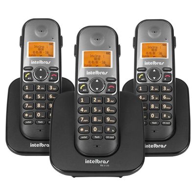 Telefone Sem Fio Intelbras Ts5123 Preto