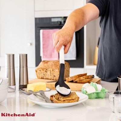 Jogo Colher Perfurada E Sólida Multiuso Branco Kitchenaid
